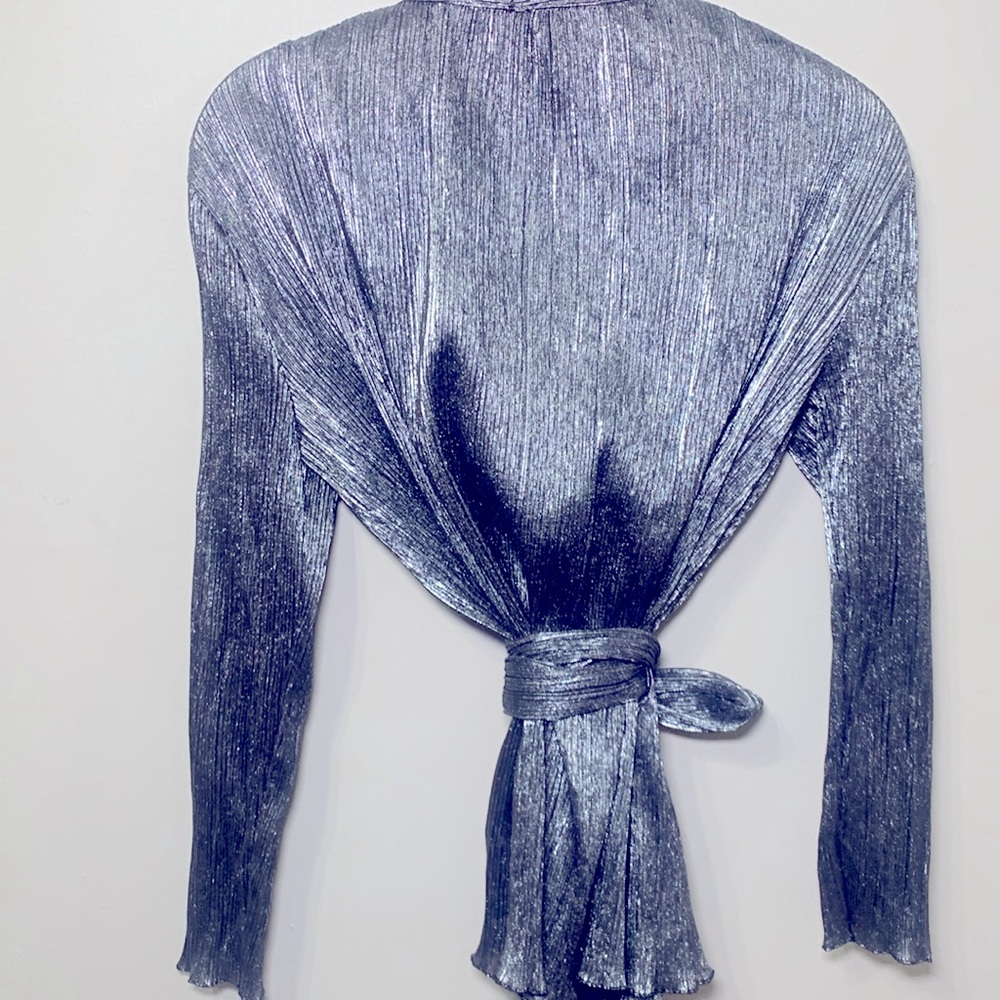 Zara Basic Collection Wrap Top - Picture 4 of 4